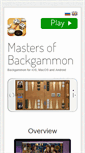 Mobile Screenshot of mastersofbackgammon.net